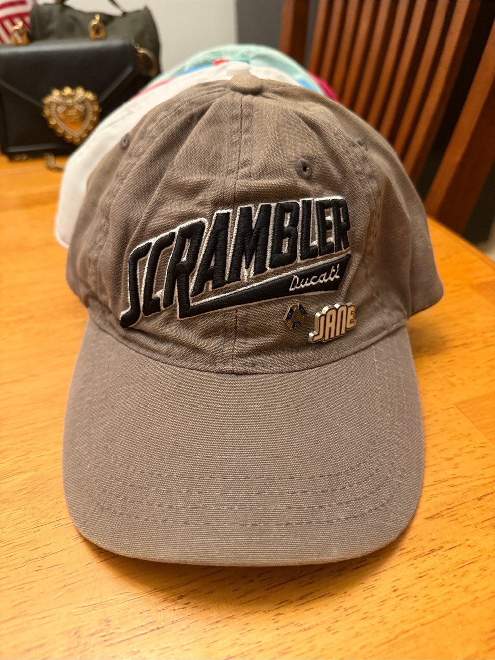 Scrambler Men’s Baseball Cap in Brown